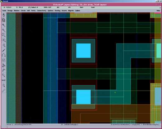 cadence layout transistor