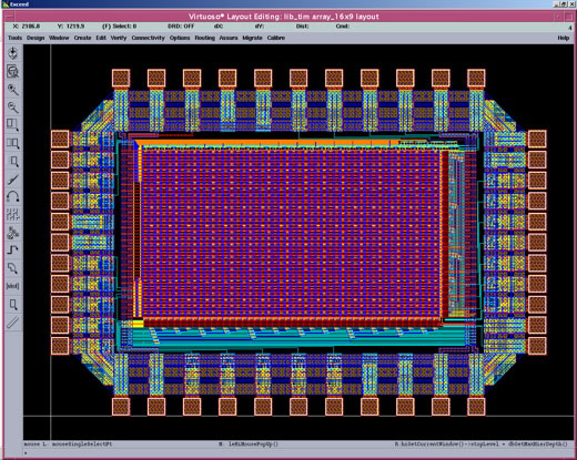 cadence layout image array